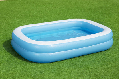 BESTWAY Rectangular Water Pool, 262 x 175 x 51 cm, Blue, BW54006-20