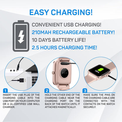 OCTANDRA Inspire VeryFit 1.95" Bluetooth Answer Call Alexa Smart Watch Body Energy Heart Rate HRV Oxygen Saturation Sleep Monitor Step Tracker IP68 Fitness Watches for Men Women (IDW16) (Pink)