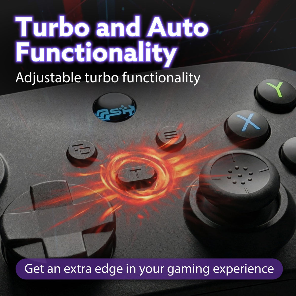 Wireless Bluetooth Game Controller for Switch 2, Switch and Switch Lite, Replacement Gamepad with Precision Joystick, Responsive Controls, Ergonomic Design
