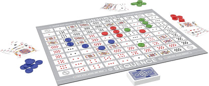 Jax 8002 Sequence Game, White, 10.3" x 8.1" x 2.31"