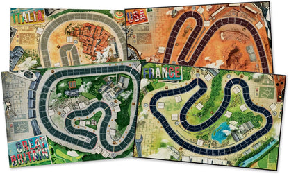 Days of Wonder | Heat: Pedal to The Metal | Racing Game | Ages 10+ | 1-6 Players | 60 Minutes Playing Time, DOW9101, Multicolor