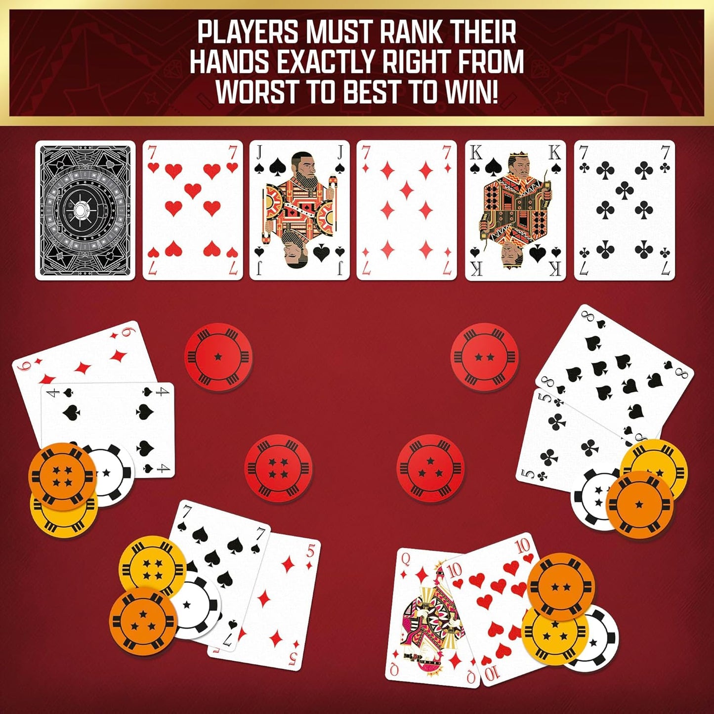 Kosmos The Gang The Cooperative Poker Board/Card Game