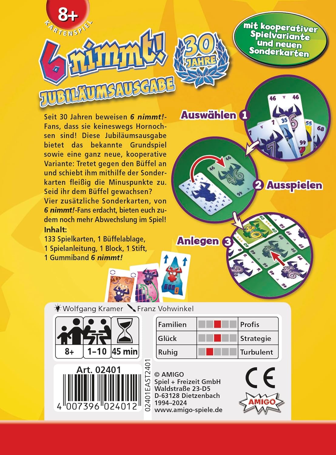 6 nimmt! 30 Jahre-Edition: Amigo - Kartenspiel