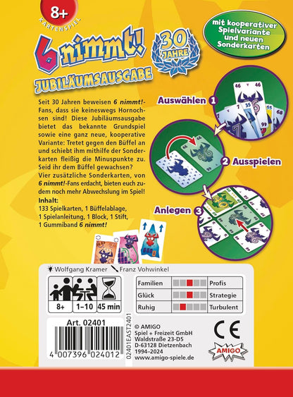 6 nimmt! 30 Jahre-Edition: Amigo - Kartenspiel