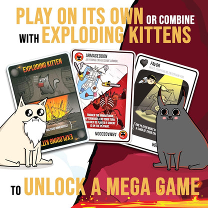 Exploding Kittens LLC - A Russian Roulette Card Game, Easy Family-Friendly Party Games - Card Games for Adults, Teens & early-stage - 2-5 Players