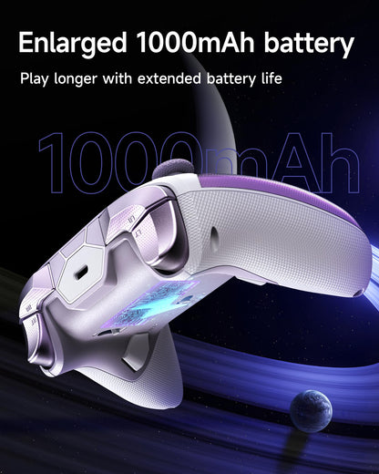 Wireless Game Controller for PC, Switch and Android, Bluetooth Gaming Gamepad, Ergonomic Grip, Responsive Controls and Precision Joystick