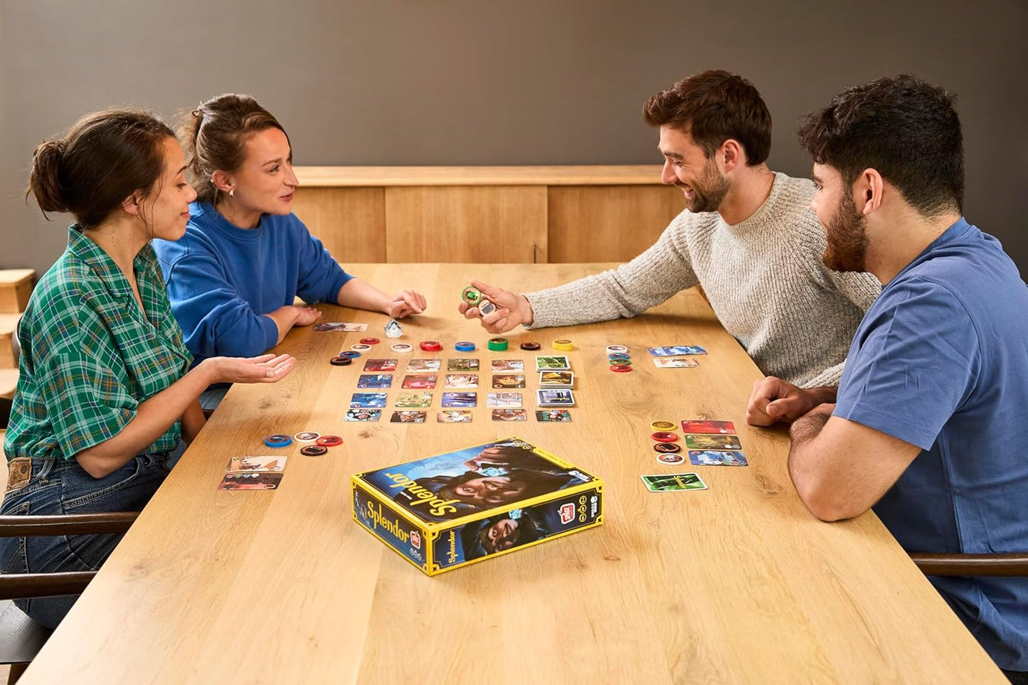 Space Cowboys Asmodee SPL01 Splendor Board Game, multi, standard