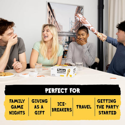 Exploding Kittens LLC Exploding Kittens Poetry for Neanderthals by Exploding Kittens - Card Games for Adults Teens & early-stage - Fun Family Games