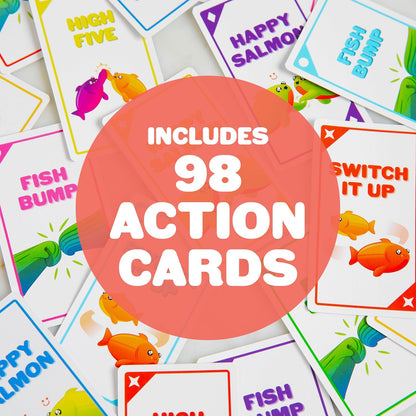 Exploding Kittens Happy Salmon by Exploding Kittens - Card Games for Adults Teens and early-stage - Fun Family Games