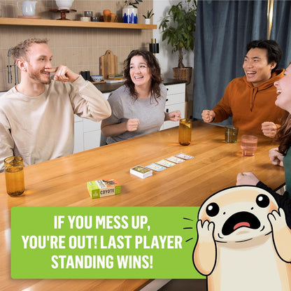 Exploding Kittens | Coyote Small Box | Bluffing Card Game | 3-8 Players, Ages 10+