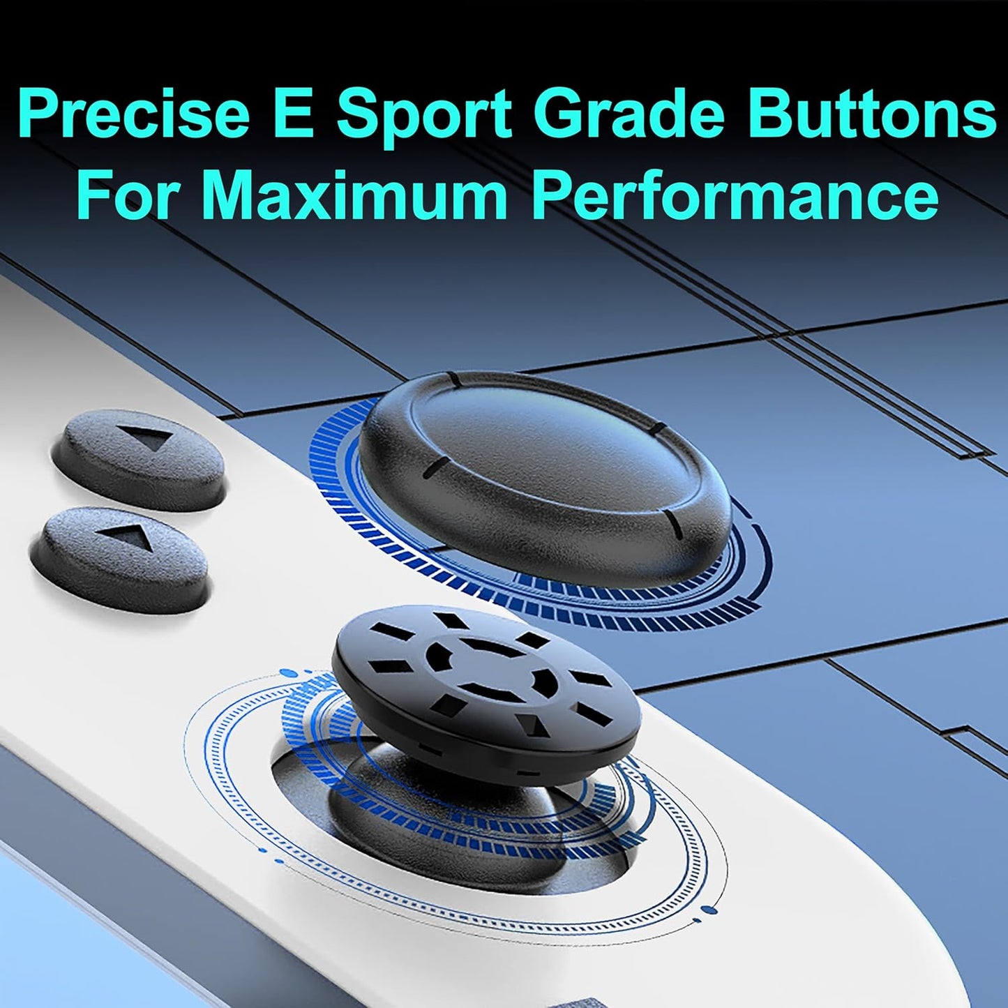 Wireless Controller Compatible with Nintendo Switch, Left & Right Game Controllers with Dual Vibration, Motion Control & Wake-Up Function