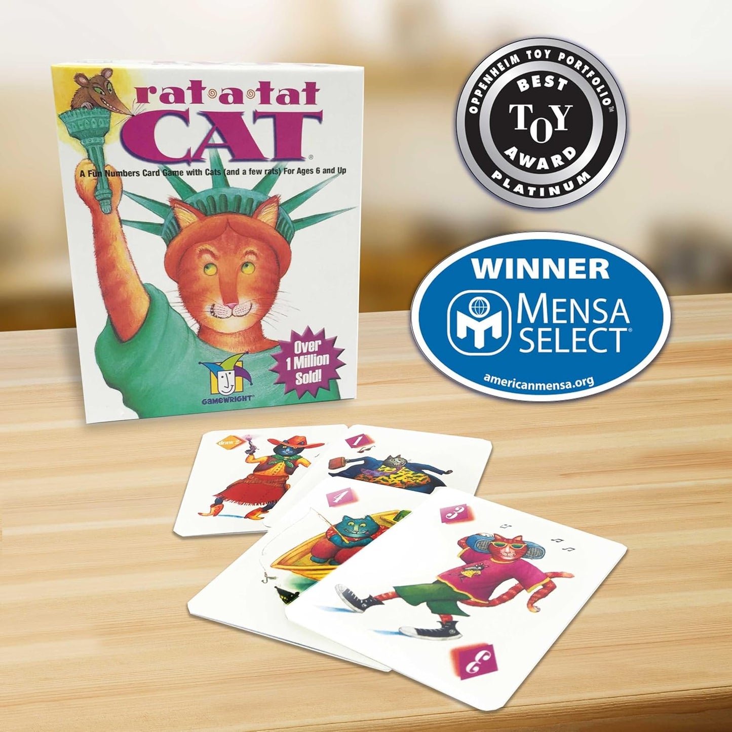 Gamewright CSG-RTC Rat-A-TAT CAT Card Game