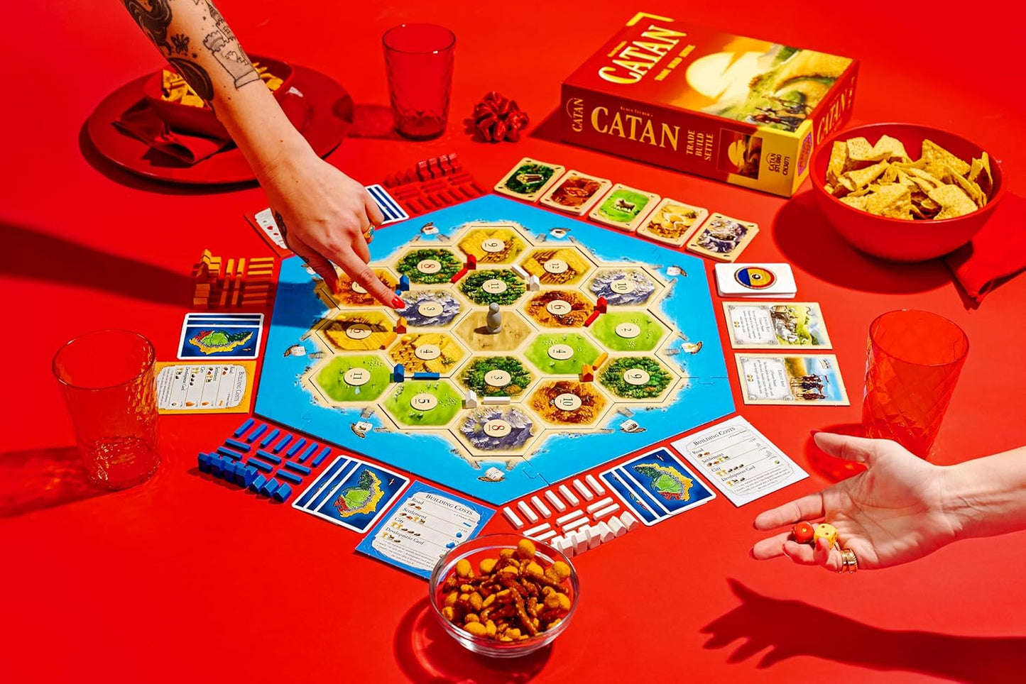 CATAN Board Game (6th Edition) Trade, Build & Settle in The Classic Strategy Game for Family, early-stage & Adults, Ages 10+, 3-4 Players, 60-90 Min Playtime