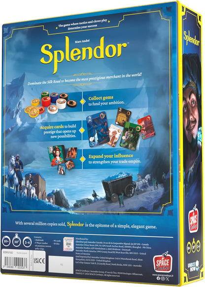 Space Cowboys Asmodee SPL01 Splendor Board Game, multi, standard