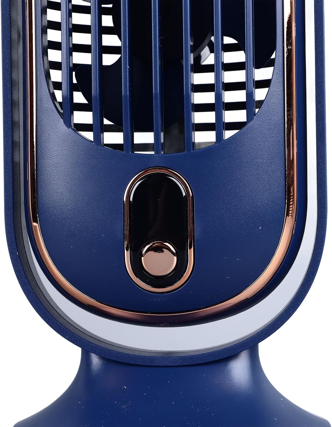 Table Tower Fan Portable USB Electric Cooling Fan with 5 Speeds Brushless Motor Standing Fans for Car Home Office (White)
