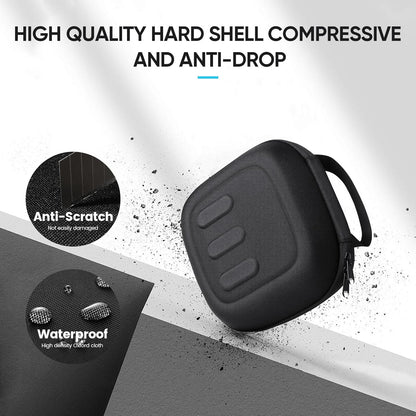 OPTOSLON Q3S Hard Carrying Case for Meta Quest 3/Quest 3S VR Headset, Touch Controller, Original Fabric Strap & Accessories, Ideal for Travel & Home Storage with Comfort Protection