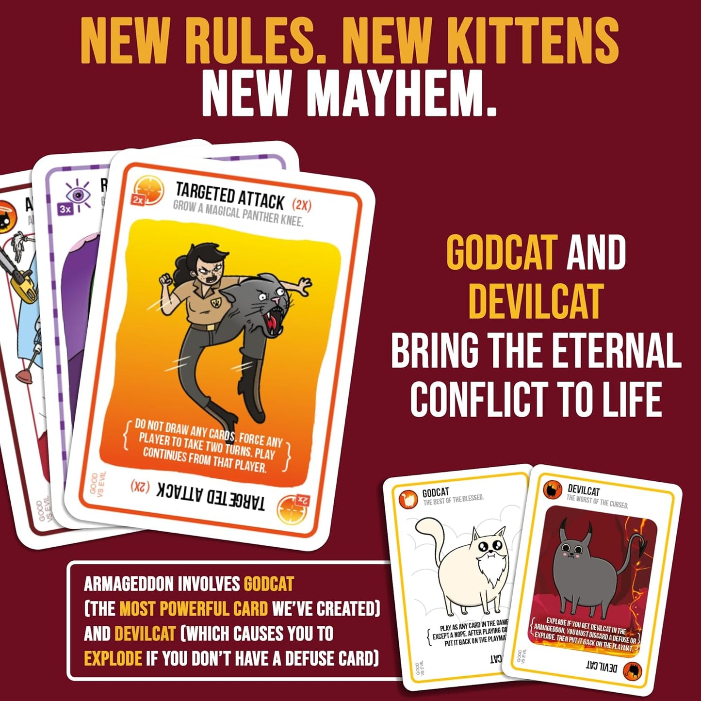 Exploding Kittens LLC - A Russian Roulette Card Game, Easy Family-Friendly Party Games - Card Games for Adults, Teens & early-stage - 2-5 Players