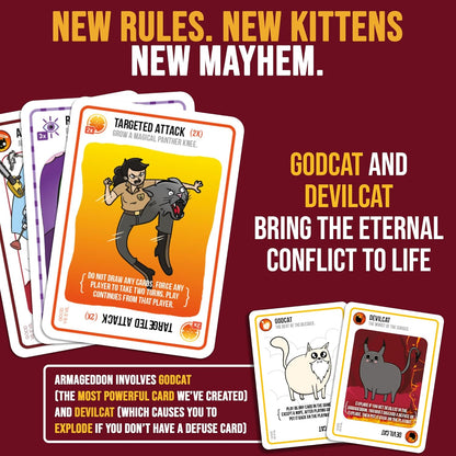 Exploding Kittens LLC - A Russian Roulette Card Game, Easy Family-Friendly Party Games - Card Games for Adults, Teens & early-stage - 2-5 Players