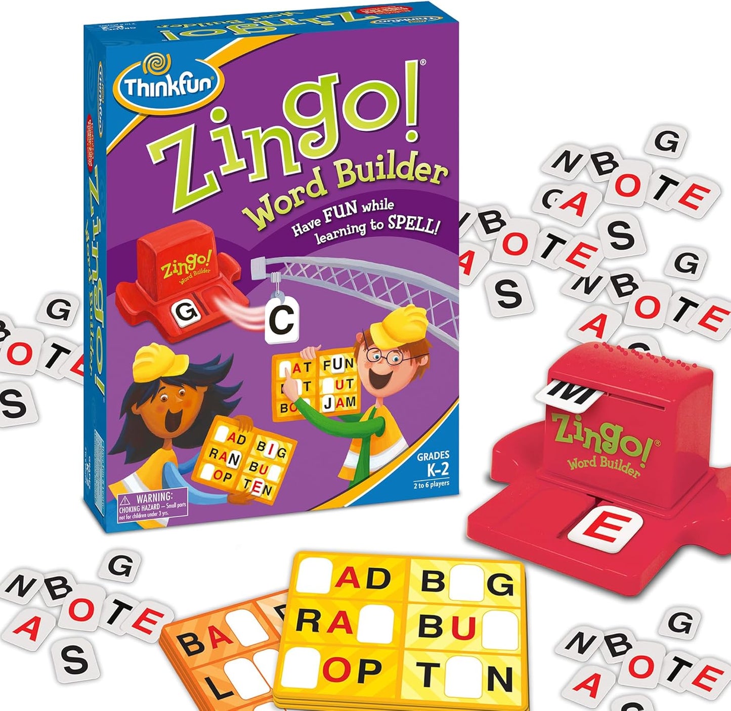 ThinkFun Zingo Bingo Game – Award Winning Educational Board Game for early-stage Age 4+