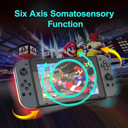 Wireless Controller Compatible with Nintendo Switch, Left & Right Game Controllers with Dual Vibration, Motion Control & Wake-Up Function