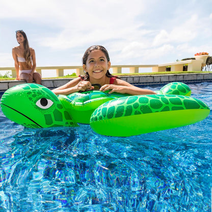 Intex Lil' Sea Turtle Ride-On - Aufblasbarer Reittier - 150 x 127 cm
