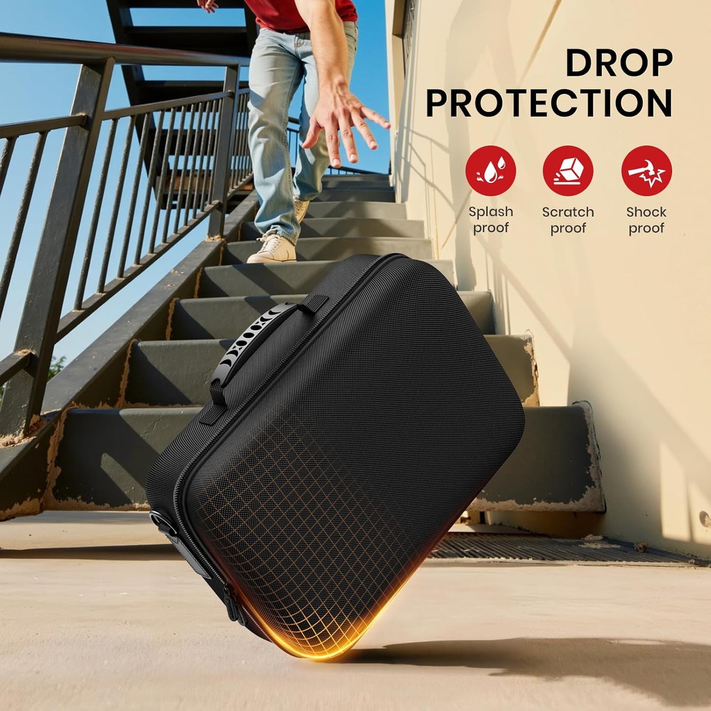 Lmcpa Storage Case for Nintendo Switch 2,Protective Large Travel Carry Case for Switch 2 Camera,Console,Pro Controller and Other Switch 2 Accessories with 22 Game Cartridges and Shoulder Strap,Black