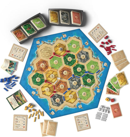 CATAN Board Game (6th Edition) Trade, Build & Settle in The Classic Strategy Game for Family, early-stage & Adults, Ages 10+, 3-4 Players, 60-90 Min Playtime