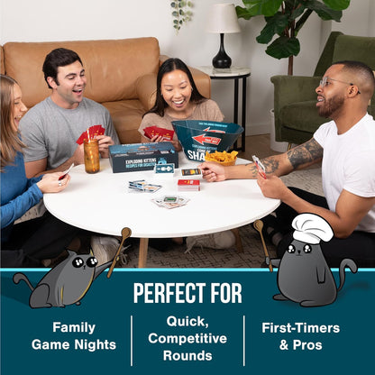 Exploding Kittens LLC - A Russian Roulette Card Game, Easy Family-Friendly Party Games - Card Games for Adults, Teens & early-stage - 2-5 Players