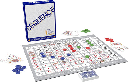 Jax 8002 Sequence Game, White, 10.3" x 8.1" x 2.31"