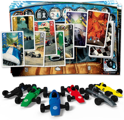 Days of Wonder | Heat: Pedal to The Metal | Racing Game | Ages 10+ | 1-6 Players | 60 Minutes Playing Time, DOW9101, Multicolor