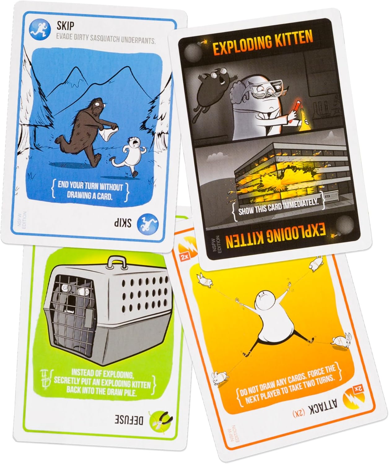 Exploding Kittens NSFW by - for Adults and Teens - A Russian Roulette Card Game