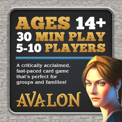 Indie Boards & Cards The Resistance Avalon Stratergy Game, Pack of 1, Multi-colored