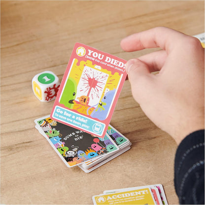 Spin Master Games Dumb Ways to Die Card Game Based on The Viral Video, Card Games for Adults | Party Games | Adult Games | Fun Games, for Families & early-stage Ages 12 and up
