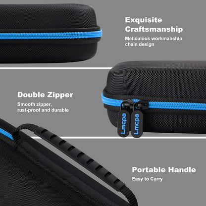 Lmcpa Carrying Case for Nintendo Switch 2 (2025) 7.9 Inch Console, Protective Hard Shell Portable Switch Travel Case, Durable Ballistic Nylon, Large Capacity, Accessories for Switch 2, Black