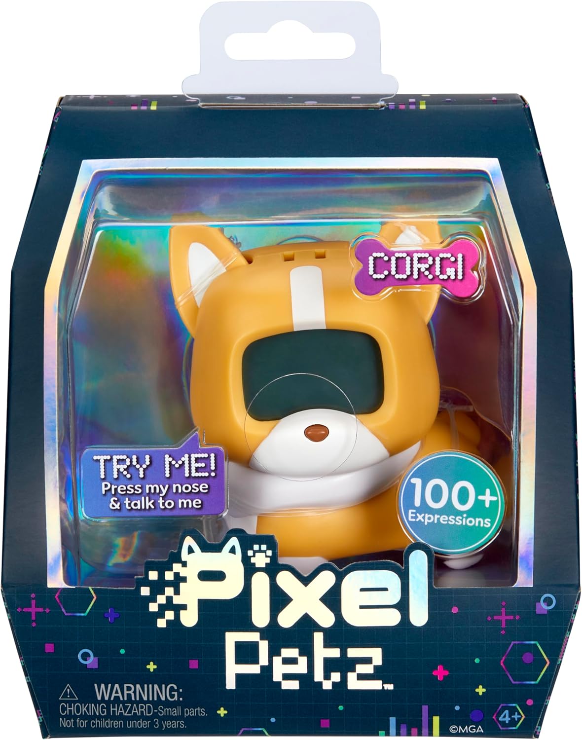 Pixel Pets MGA Entertainment - Corgi - Interactive Digital Pet Dog Ages 4+