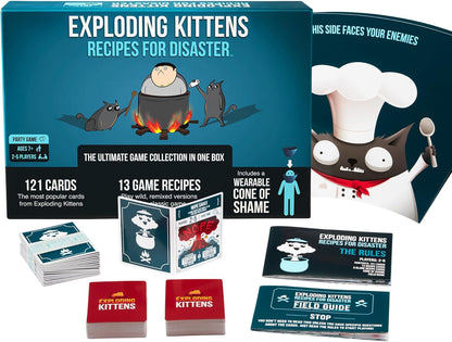 Exploding Kittens LLC - A Russian Roulette Card Game, Easy Family-Friendly Party Games - Card Games for Adults, Teens & early-stage - 2-5 Players
