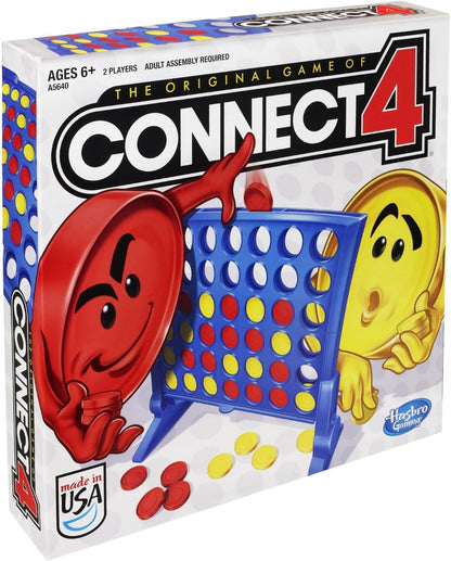 The Classic Game of Connect 4 Strategy Board Game for early-stage; 2 Player Board Games for early-stage Ages 6 and up; 4 in a Row; Christmas Gifts for early-stage