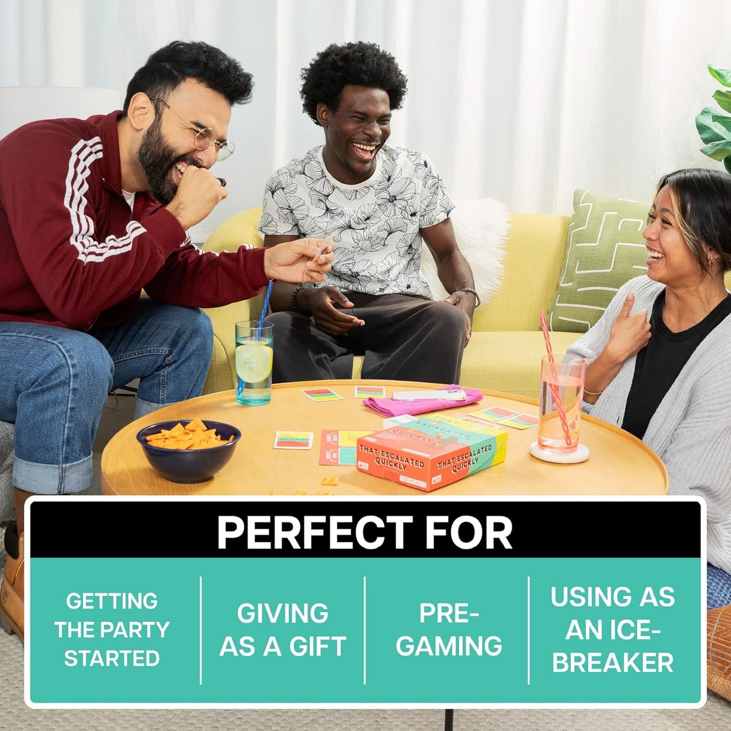 Exploding Kittens | That Escalated Quickly | Party Game | 2-8 Players | 15 Mins