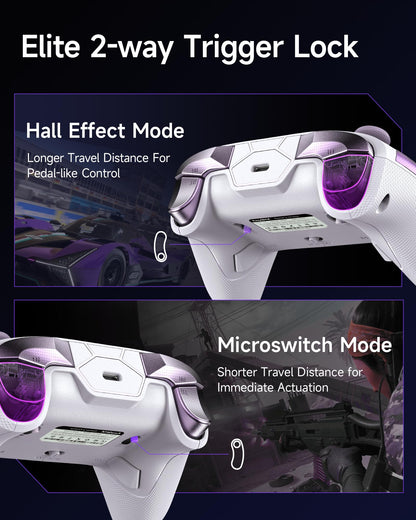 Wireless Game Controller for PC, Switch and Android, Bluetooth Gaming Gamepad, Ergonomic Grip, Responsive Controls and Precision Joystick