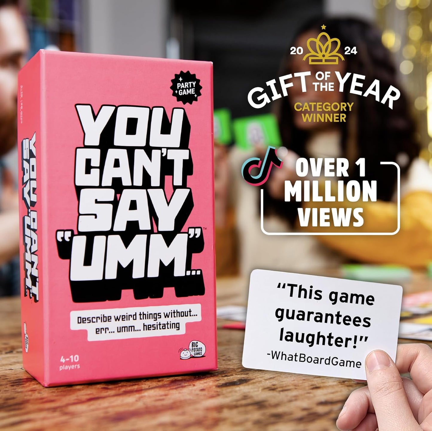 Big Potato Games You Can't Say UMM Party Game