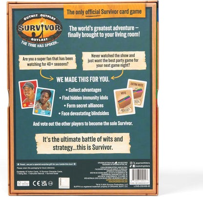 Exploding Kittens | Survivor - The Tribe Has Spoken | Family Party Game | 3-6 Players, Ages 8+