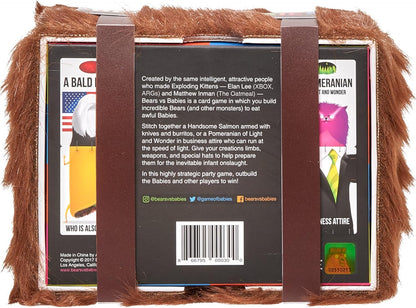 Exploding Kittens Bears vs Babies by Exploding Kittens - A Monster-Building Card Game - Family Card Game - Card Games for Adults, Teens & early-stage, Brown