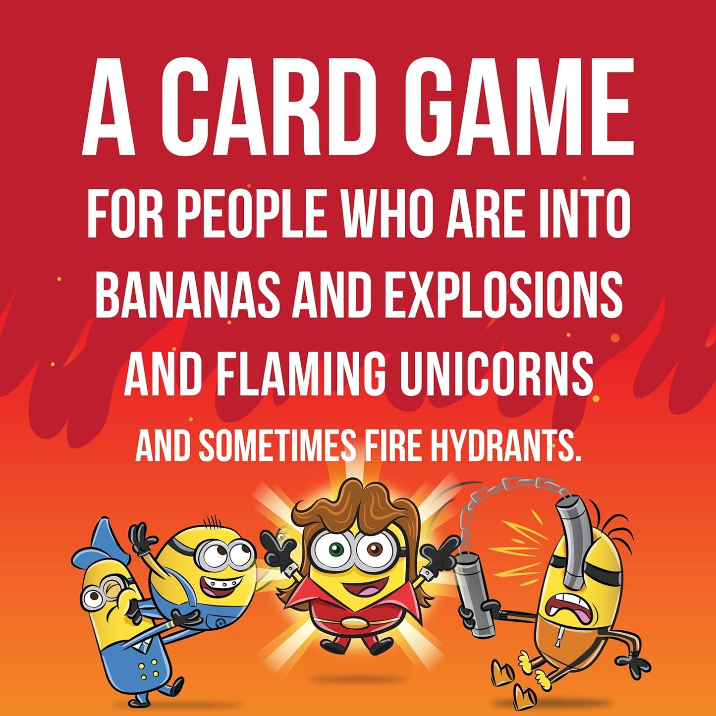 Exploding Kittens LLC Exploding Minions by Exploding Kittens - for Adults Teens and early-stage - Fun Family Games - A Russian Roulette Card Game