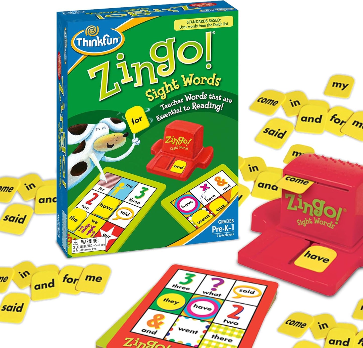 ThinkFun Zingo Bingo Game – Award Winning Educational Board Game for early-stage Age 4+