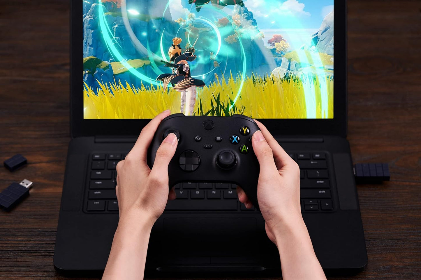 8Bitdo Wireless USB Adapter 2 for Switch, Switch OLED, Windows PC, Mac and Raspberry Pi, for PS5, PS4, Switch Pro Controller and More (Nintendo Switch//)