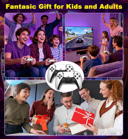 Retro handheld model with 20000+ Games & 23 Emulators, 4K HDMI Game Stick, Wireless Retro handheld model Retro Drive, Dual 2.4GHz Wireless Controllers Plug and Play Video handheld model for TV