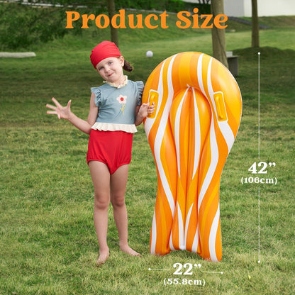 Inflatable Boogie Boards for Kids Swimming Pool Floating Toys, Learn to Swim Water Boards Pack of 2