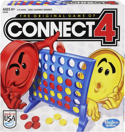 The Classic Game of Connect 4 Strategy Board Game for early-stage; 2 Player Board Games for early-stage Ages 6 and up; 4 in a Row; Christmas Gifts for early-stage