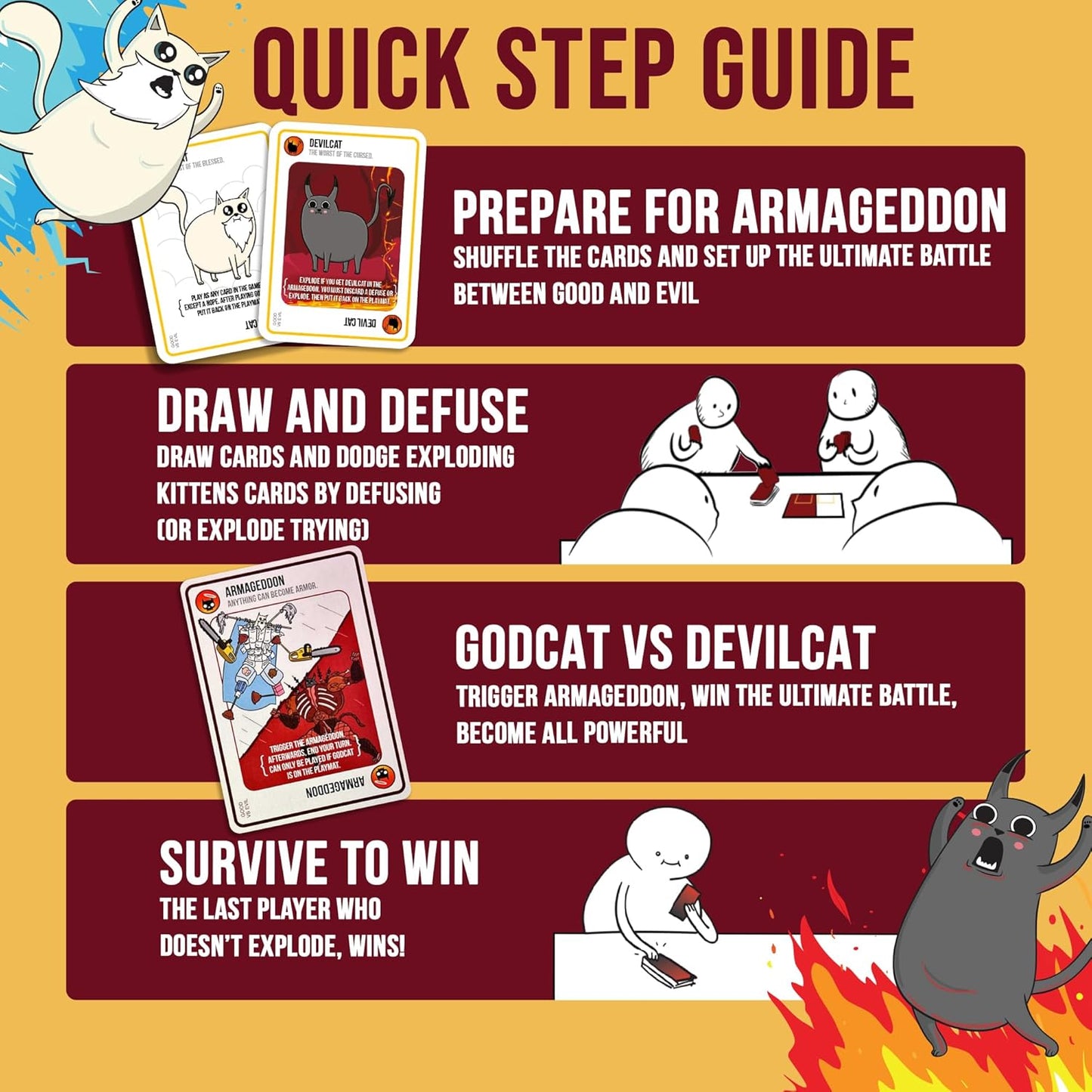 Exploding Kittens LLC - A Russian Roulette Card Game, Easy Family-Friendly Party Games - Card Games for Adults, Teens & early-stage - 2-5 Players