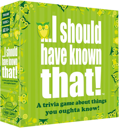 Hygge Games 21026 ...I Should Have Known That! Trivia Game, Green